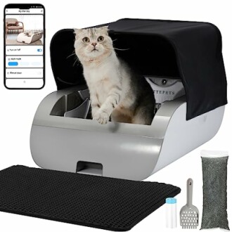 Suhaco Self Cleaning Cat Litter Box