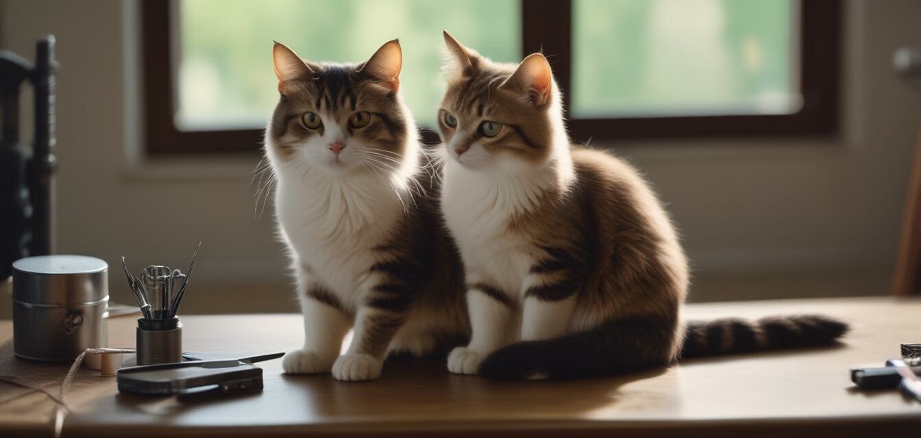 Cat Grooming Table Image